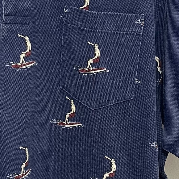 VINTAGE 1999 Polo Ralph Lauren Surfer Polo Shirt Made in Hong Kong Size XL - Picture 4 of 10